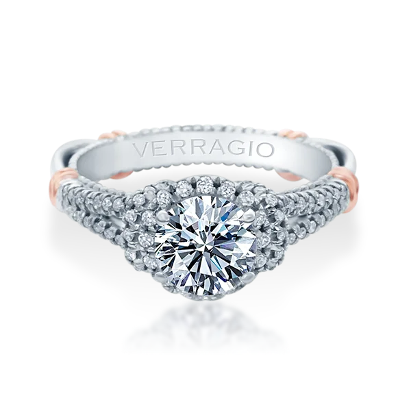 Women's engagement rings hand-etched-Diamond Engagement Ring Verragio Parisian Collection 117R 1.30ctw