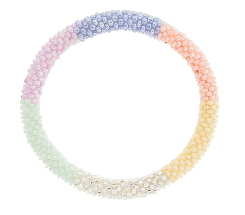 Women's bracelets wispy-stone-8 inch Roll-On® Bracelet <br> Pastel Petals