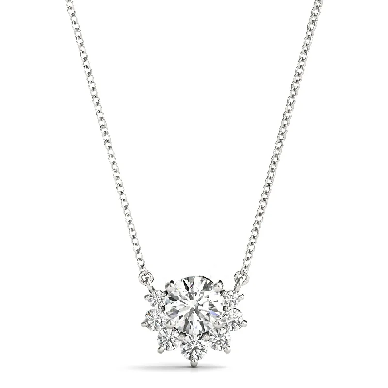 Women's necklaces luminous-glow-14K Diamond Necklace / Pendant