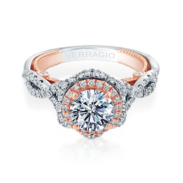 Women's engagement rings blush-accent-Diamond Engagement Ring Verragio Insignia Collection 7089R-2WR 1.80ctw