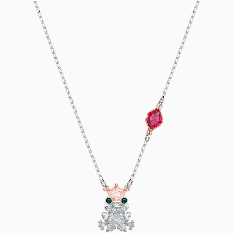 Women's necklaces modern-vine-Swarovski Women's Necklace - Out of this World Kiss Frog Pendant | 5456136