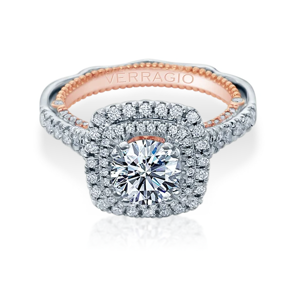 Women's engagement rings pave-accent-Diamond Engagement Ring Verragio Venetian Collection 5065CU 1.75ctw