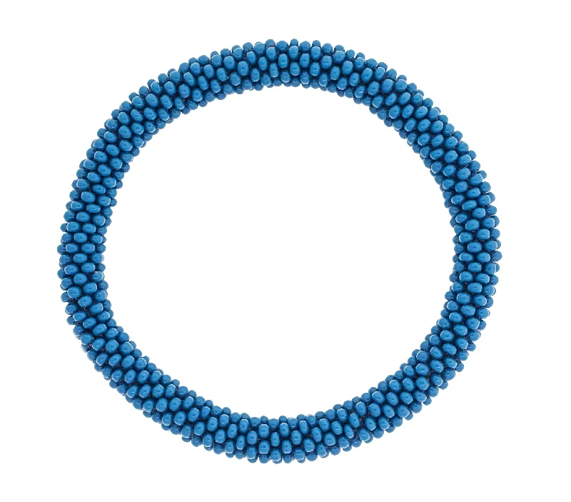 Women's bracelets retro-luxe-Roll-On® Bracelet <br> Cerulean Blue