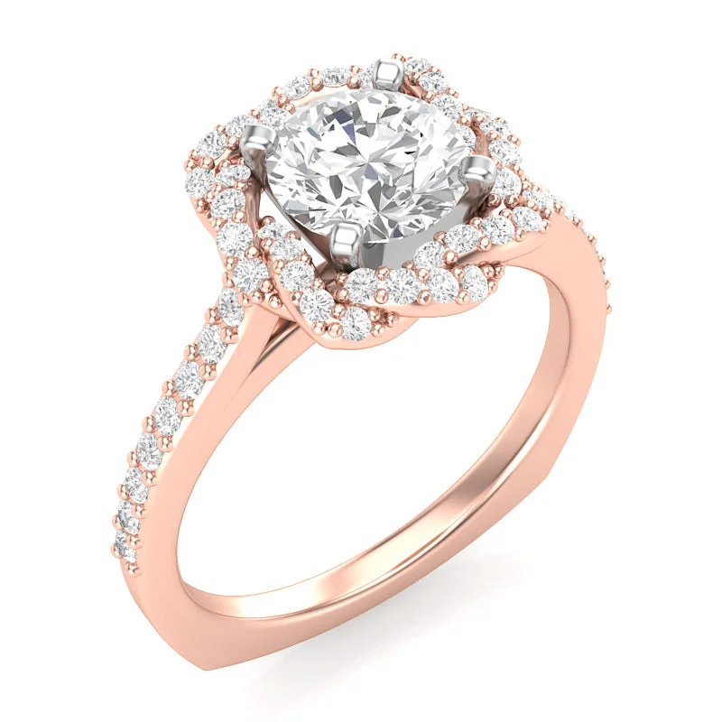 Women's engagement rings eternal-glam-Diamond Engagement Ring Luminar L7973-E 1.67 ctw