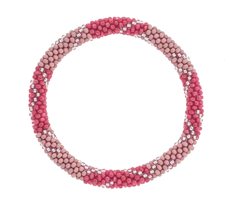 Women's bracelets peachy-hue-8 inch Roll-On® Bracelet <br> Pink Paloma