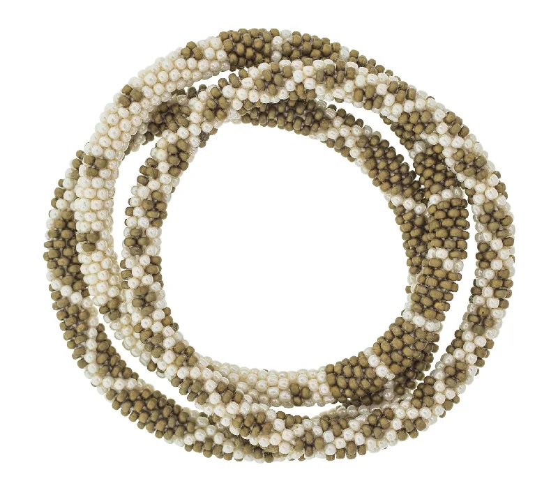 Women's bracelets wispy-bangle-8 inch Roll-On® Bracelets <br> Khaki