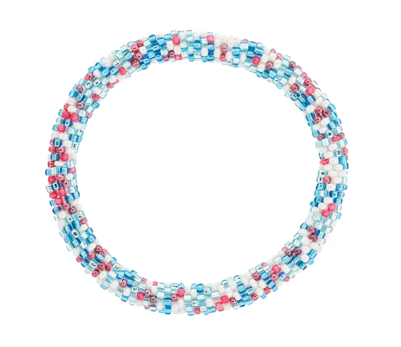 Women's bracelets open-cuff-Roll-On® Bracelet <br> Firecracker Speckled