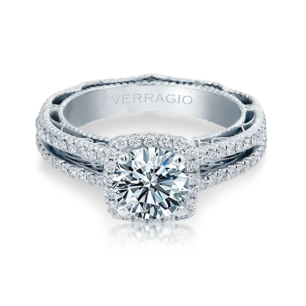 Women's engagement rings modern-asymmetry-Diamond Engagement Ring Verragio Venetian Collection 5007CU 1.45ctw