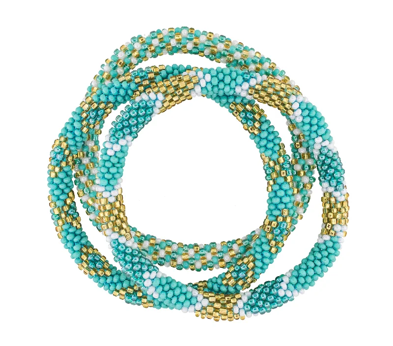 Women's bracelets fine-etching-Roll-On® Bracelets <br> Aquamarine