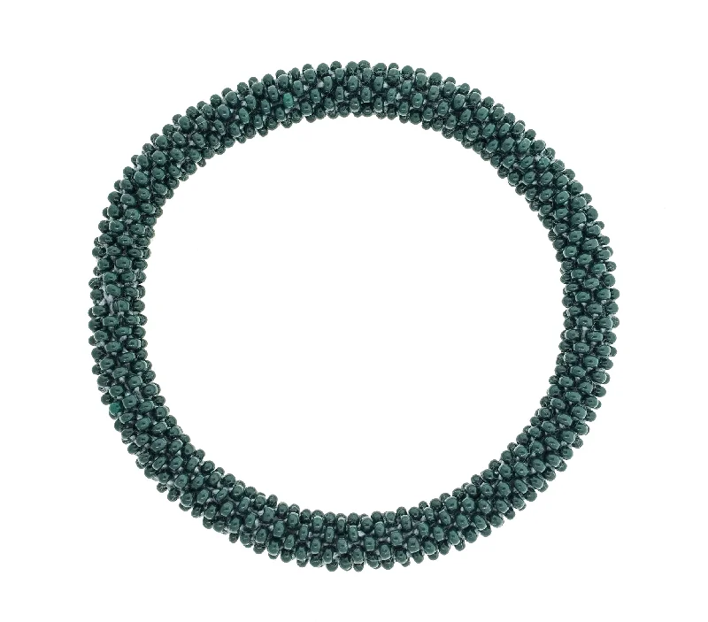 Women's bracelets subtle-twist-8 inch Roll-On® Bracelet <br> Forest Green