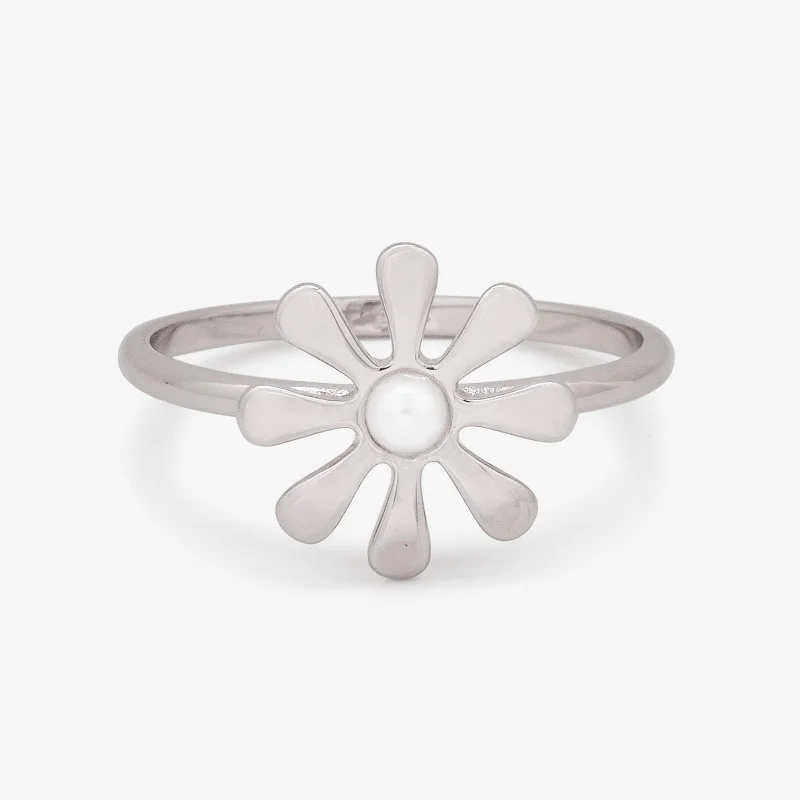 Women's rings luxe-peach-Flower Power Ring