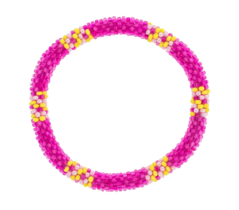 Women's bracelets sculpted-bangle-8 inch Roll-On® Bracelet <br> Pink Me Up