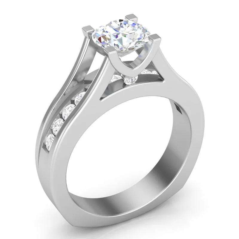 Women's engagement rings luminous-spark-Diamond Engagement Ring Luminar L6852 1.50 ctw