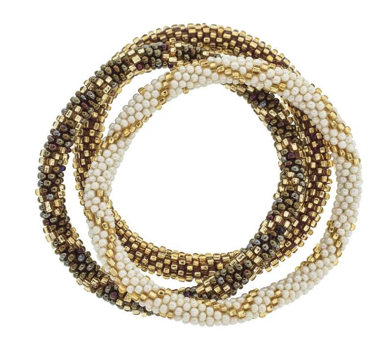 Women's bracelets twinkling-charm-8 inch Roll-On® Bracelets <br> Mocha