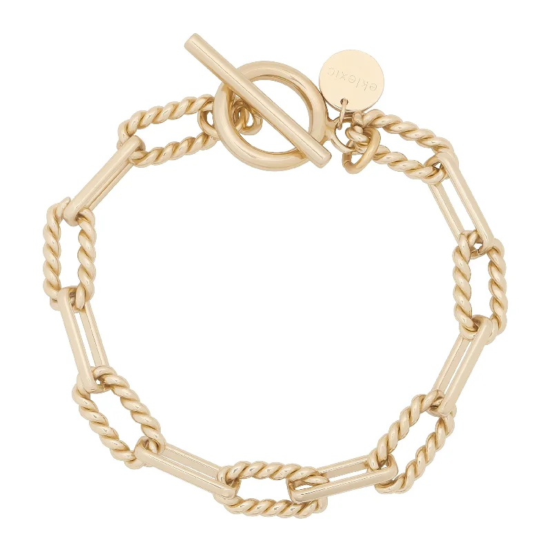 Women's bracelets delicate-curve-Enzo Toggle Chain Bracelet