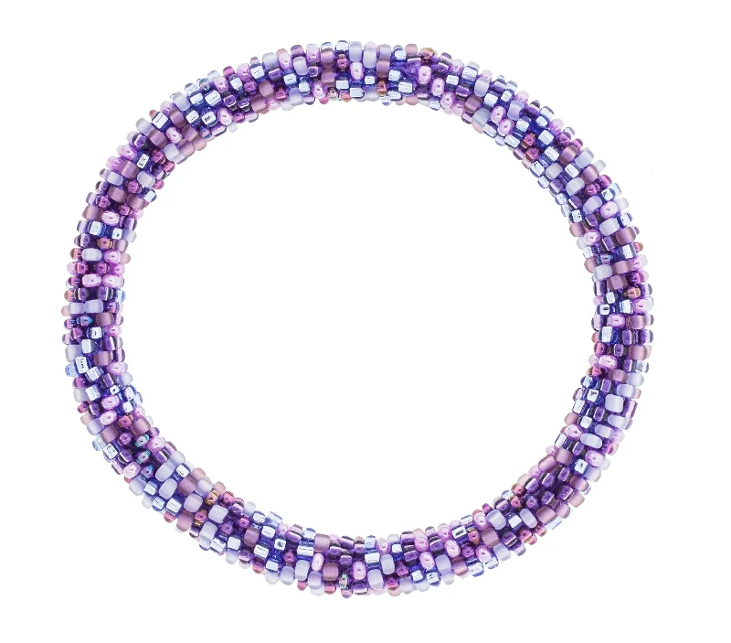 Women's bracelets aqua-marine-Roll-On® Bracelet <br> Amethyst Speckled