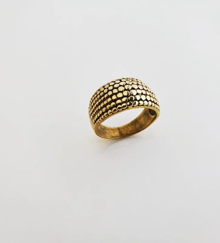 Women's rings chunky-steel-SALE Gyimi Ring