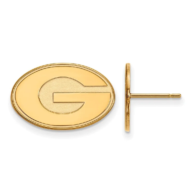 Women's earrings playful-edge-14k Yellow Gold University of Georgia Small Initial G Post Earrings