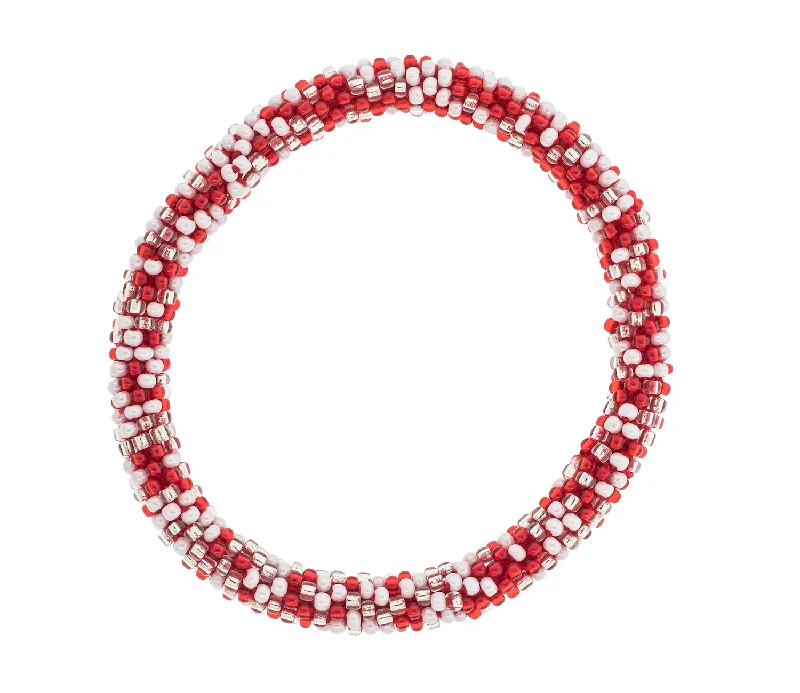 Women's bracelets starry-stone-Game Day Roll-On® Bracelet <br> Red & White Speckled