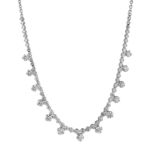 Women's necklaces night-spark-Necklace in 18k Gold with Diamonds LP4951