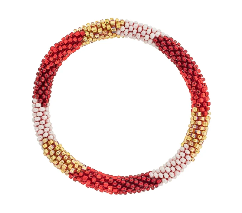 Women's bracelets retro-flair-8 inch Roll-On® Bracelet <br> Well-Red