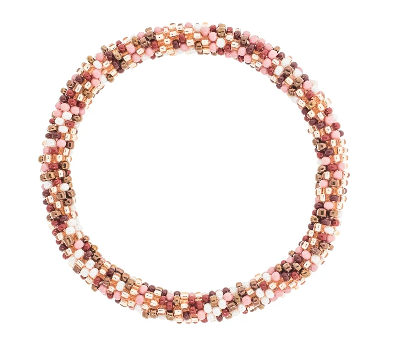 Women's bracelets festive-flair-8 inch Roll-On® Bracelet <br> Desert Rose Speckled