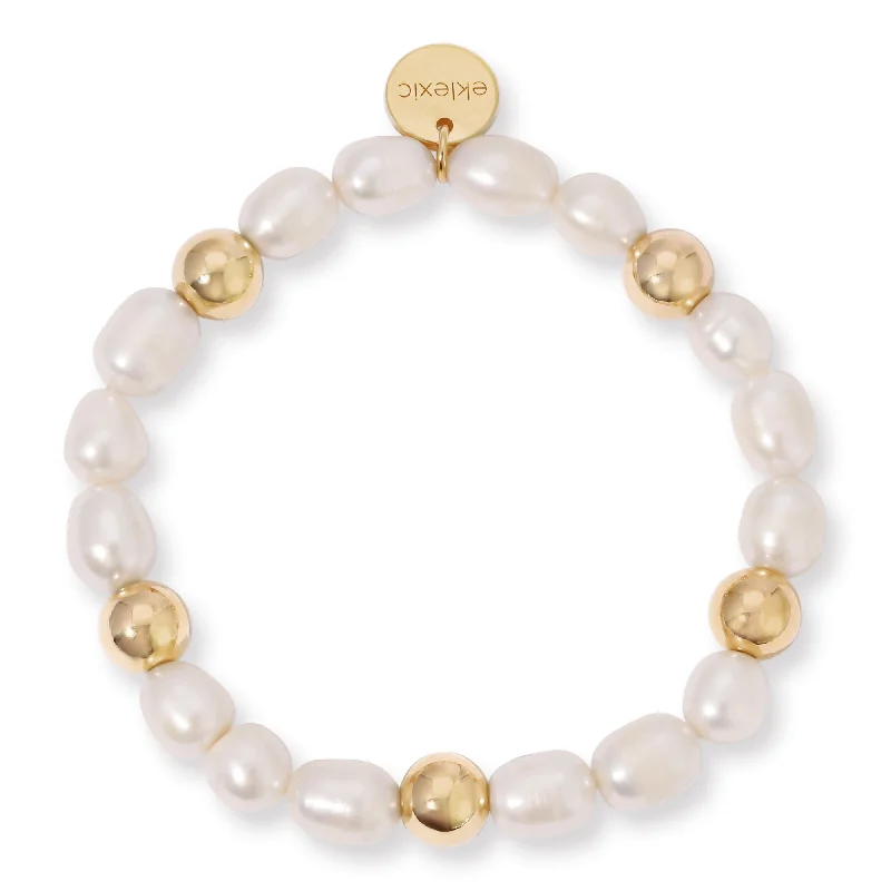 Women's bracelets night-spark-Paz Pearl And Bead Bracelet