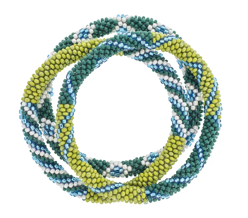 Women's bracelets wispy-stone-8 inch Roll-On® Bracelets <br> Rainforest