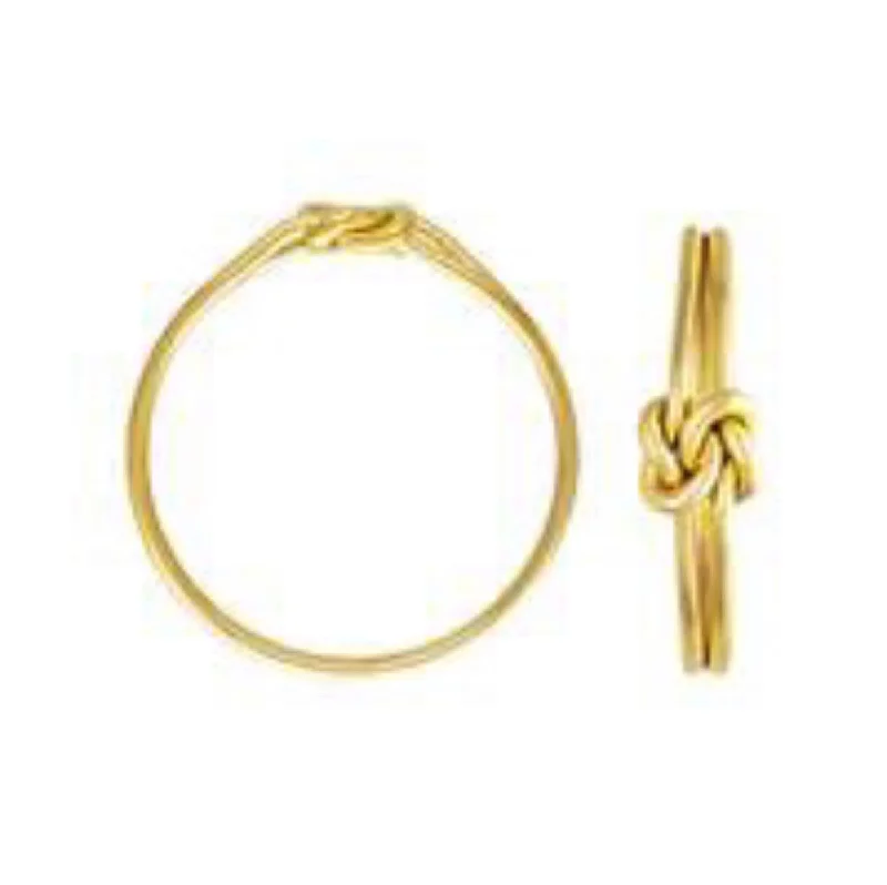 Women's rings twisted-vine-Knot Stacking Ring