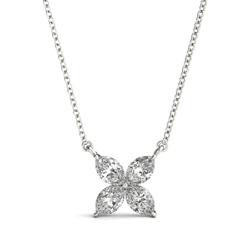 Women's necklaces eternal-shimmer-14K Marquise Diamond Necklace / Pendant