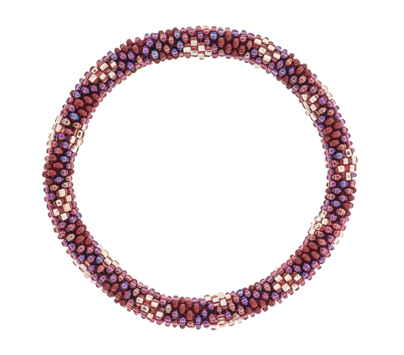 Women's bracelets twinkling-charm-8 inch Roll-On® Bracelet <br> Bordeaux