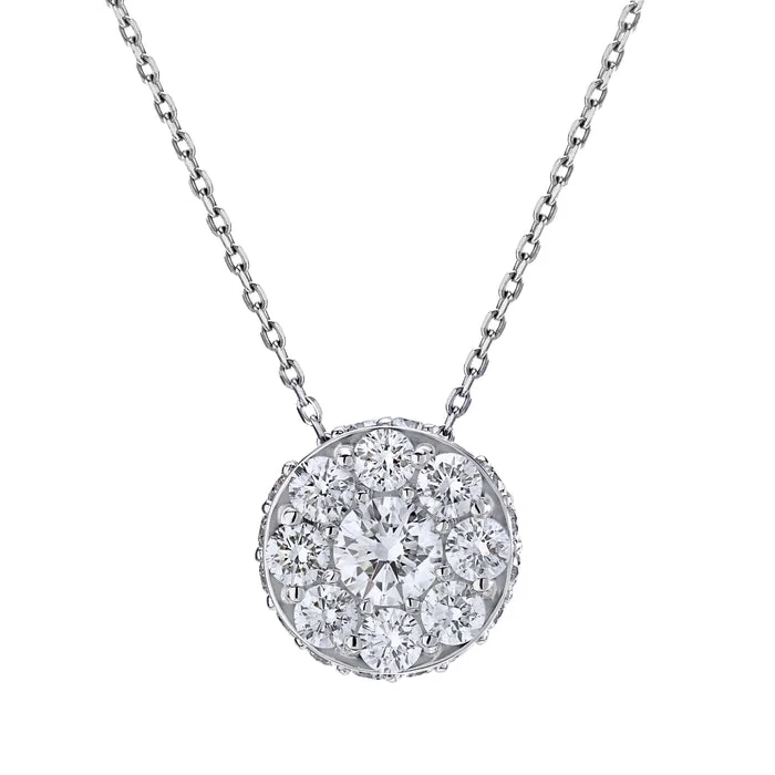 Women's necklaces velvety-platinum-ILLUSION NECKLACE