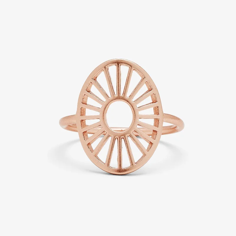 Women's rings playful-swirl-Sunburst Ring