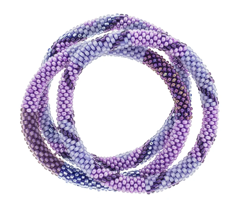 Women's bracelets ornate-glow-Roll-On® Bracelets <br> Amethyst