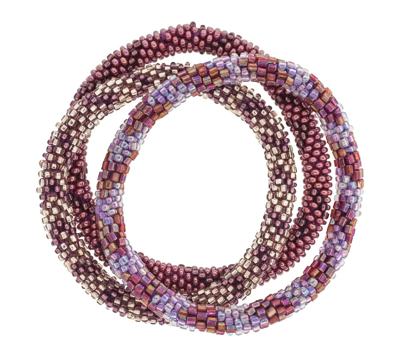 Women's bracelets radiant-edge-8 inch Roll-On® Bracelets <br> Cranberry Spice