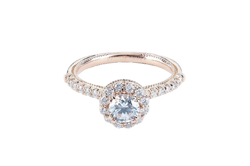 Women's engagement rings peachy-radiance-Verragio 5/6 ctw Diamond Engagement Ring