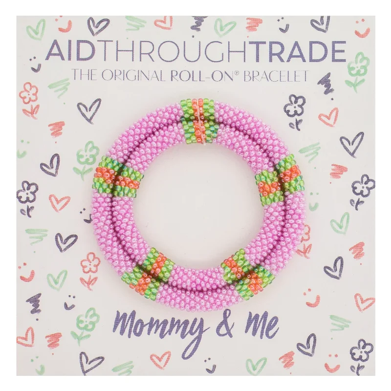 Women's bracelets peachy-hue-Mommy & Me Roll-On® Bracelets <br> Tulip