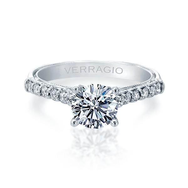 Women's engagement rings swooping-band-Diamond Engagement Ring Verragio Renaissance Collection 901R7 1.30ctw