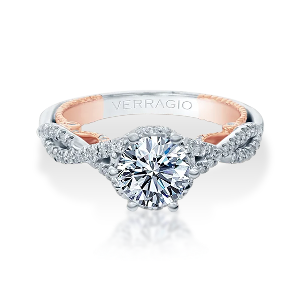 Women's engagement rings chic-titanium-Diamond Engagement Ring Verragio Insignia Collection 7091R-2WR 1.40ctw