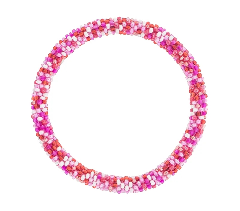 Women's bracelets hand-glossed-8 inch Roll-On® Bracelet <br> Blooming Bouquet