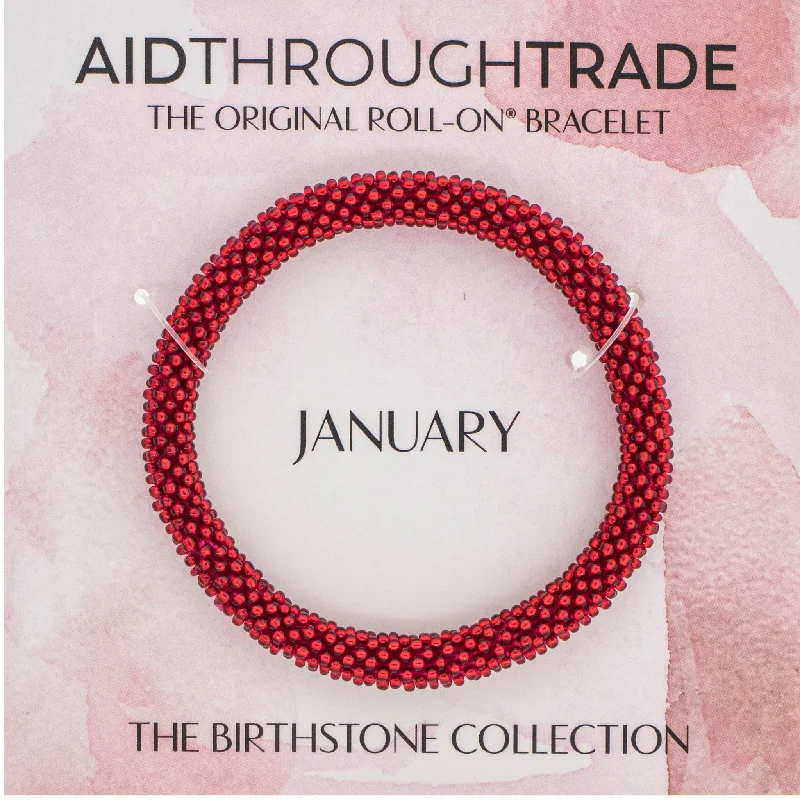 Women's bracelets fine-gleam-<br> Birthstone Roll-On® Bracelets <br> January