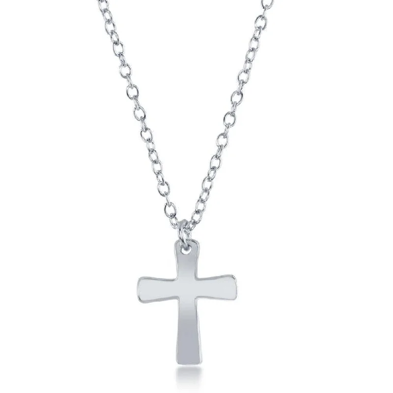 Women's necklaces Victorian-relic-Sterling Silver Cross Design Necklace