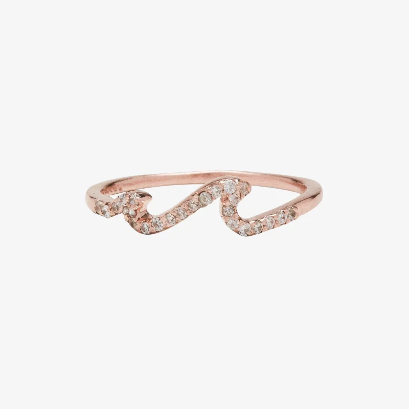 Women's rings tender-accent-Pave Wave Ring