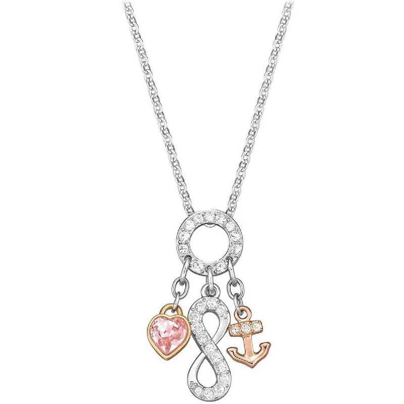 Women's necklaces faint-glow-Swarovski Women's Pendant Necklace - Giggles Two Tone Crystal | 5260684