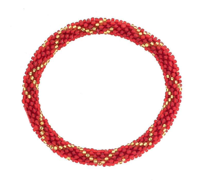 Women's bracelets delicate-zircon-Roll-On® Bracelet <br> Poinsettia