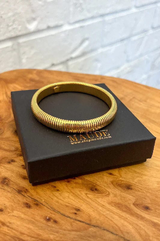 Women's bracelets glossy-cuff-18K Zara Gold Bracelet