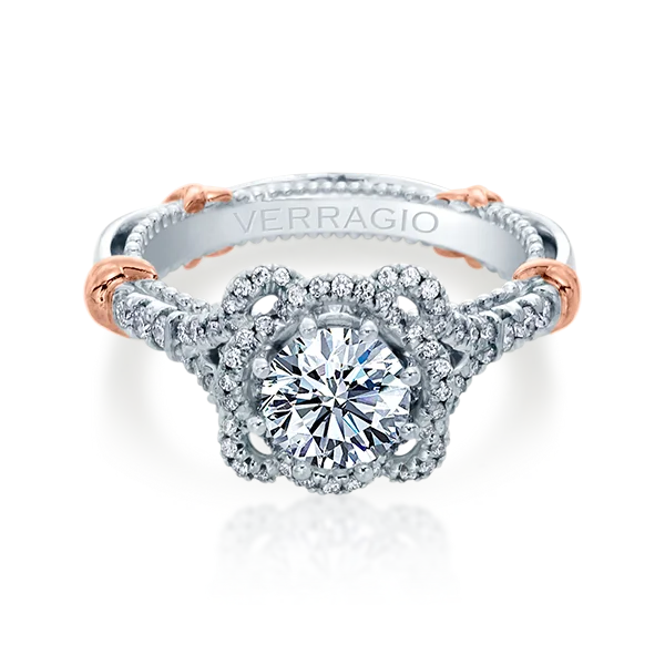 Women's engagement rings playful-edge-Diamond Engagement Ring Verragio Parisian Collection 139R 1.45ctw