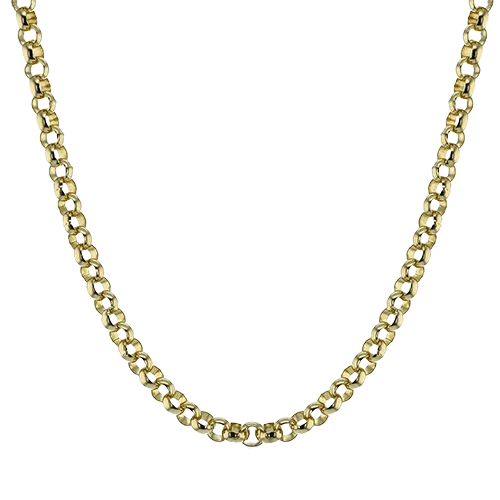 Women's necklaces tender-accent-Chain Link Necklace in 18k Gold CN139