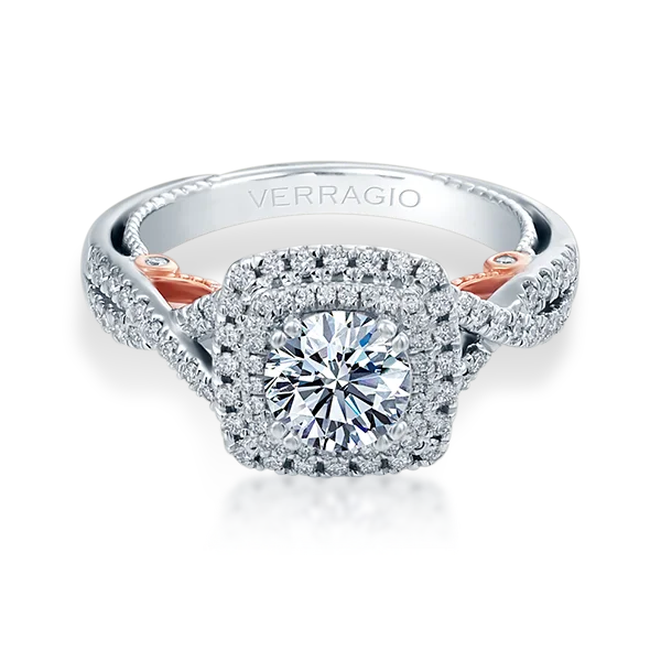 Women's engagement rings soft-glimmer-Diamond Engagement Ring Verragio Insignia Collection 7084CU-TT 1.00 ctw