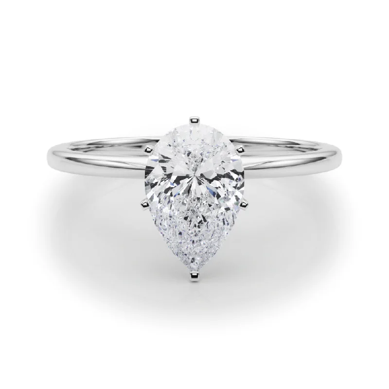 Women's engagement rings eternal-radiance-Angelica Pear Diamond Solitaire Engagement Ring